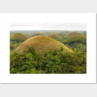 The Chocolate Hills, Carmen, Bohol, Philippines Posters and Art